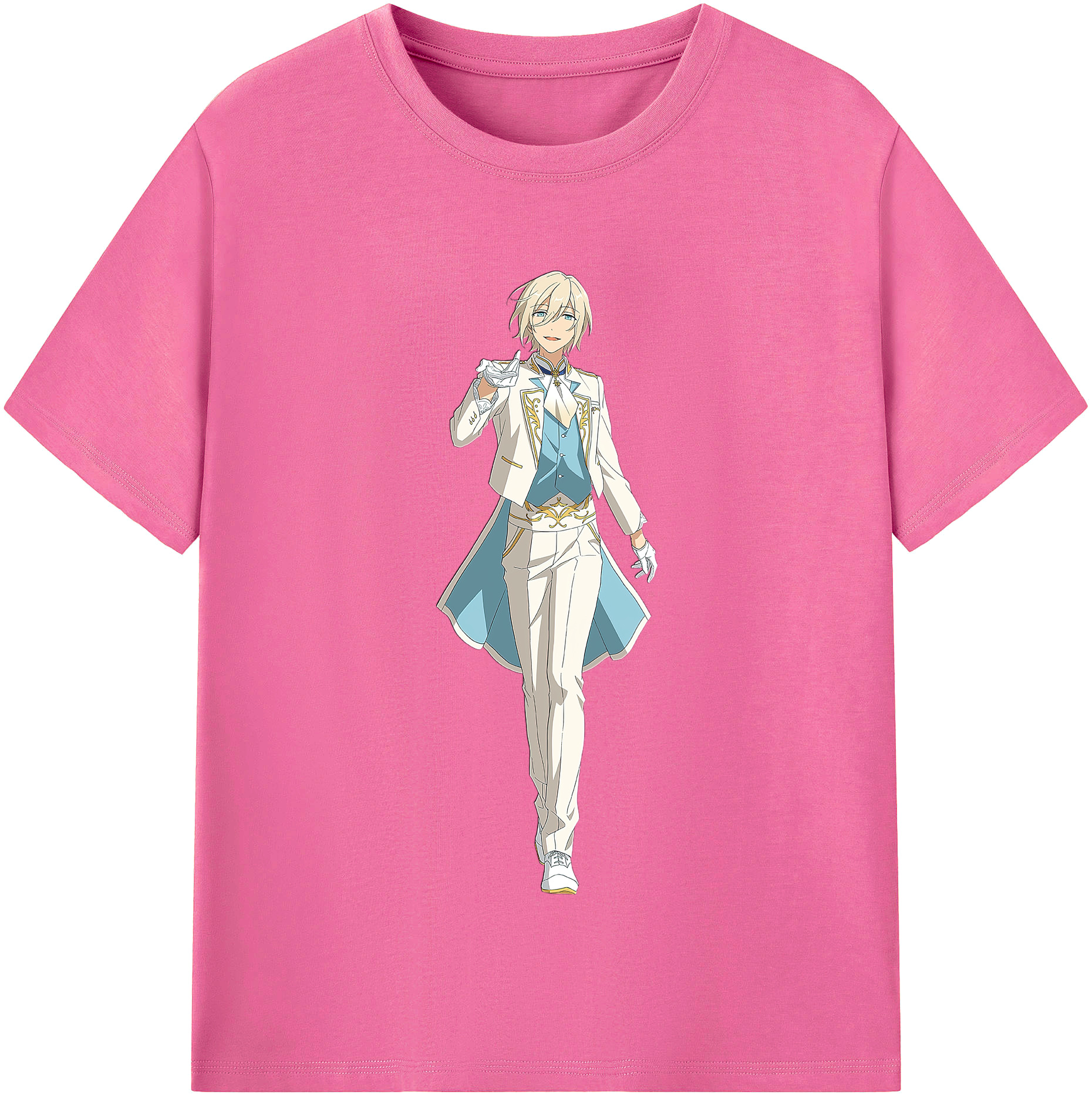（画像用） あんさんぶるスターズ! Ensemble Stars レディースカジュアルプリントTシャツ（綿100％）
